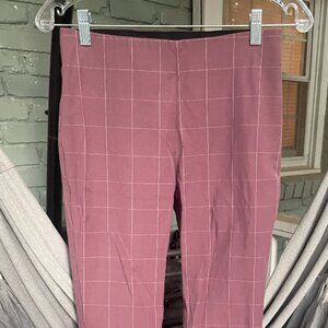 A New Day purple checkers pants - size 2